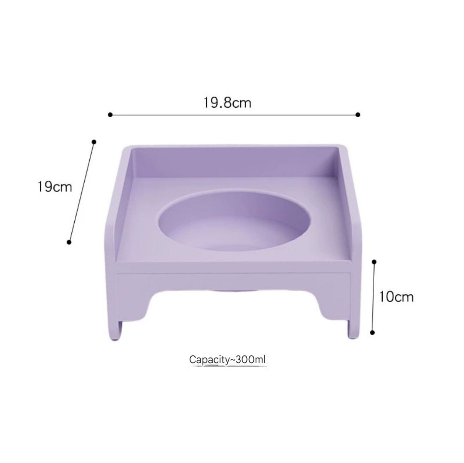 Ceramic Square bowl cat bowl - PetsLoveStory®