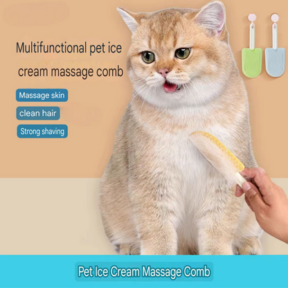 Multifunctional pet ice cream massage comb - PetsLoveStory®
