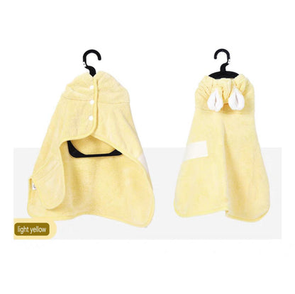 Rabbit ears bathrobe for dogs - PetsLoveStory®