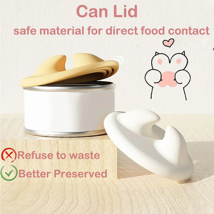 Pet Food Can Lid& Can Opener,Cat Food Spoon for Wet Food - PetsLoveStory®