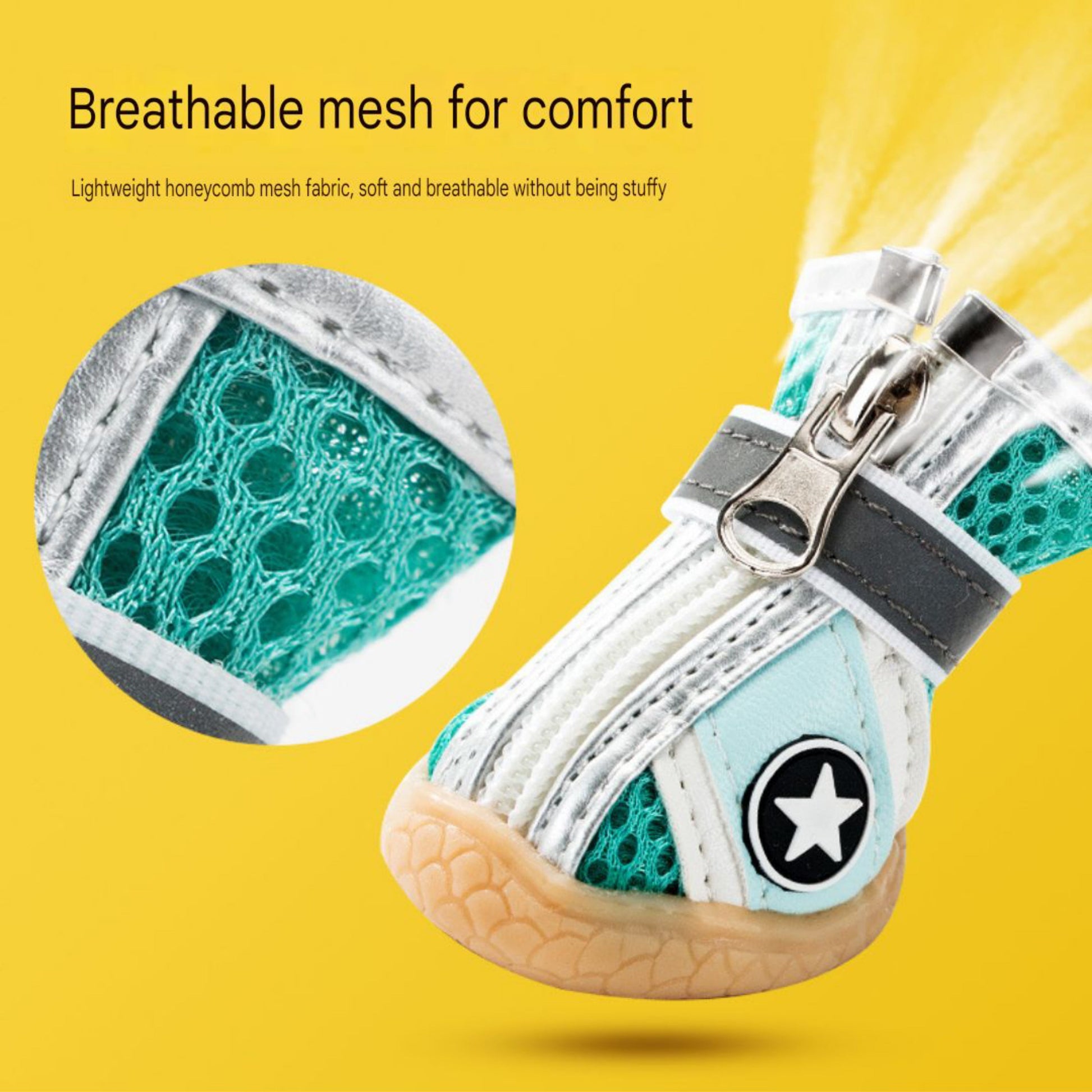 Light and breathable dog shoes - PetsLoveStory®