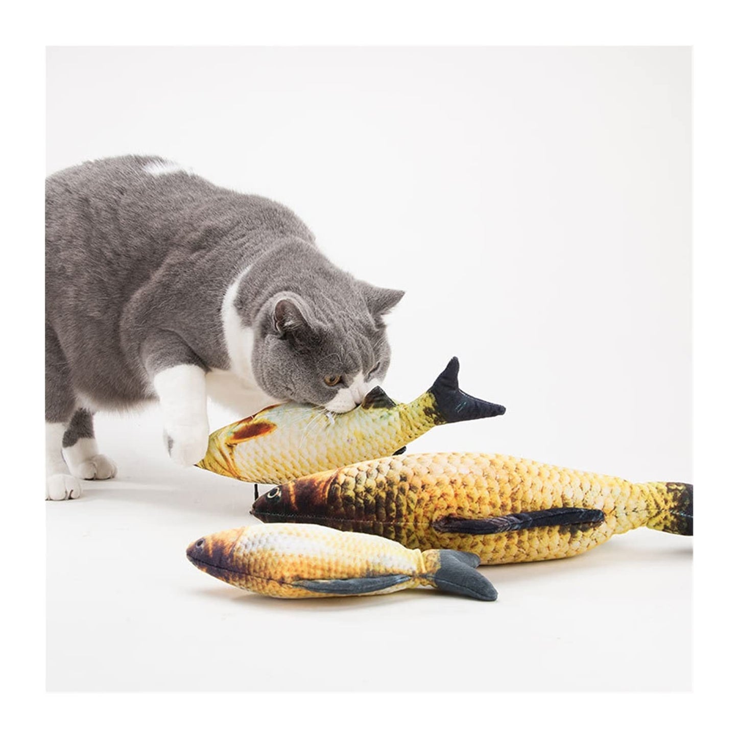 Cat Toys Fish Toy Cat Catnip - PetsLoveStory®