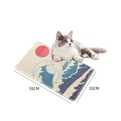 wall decoration painting pet cat claw scratching board - PetsLoveStory®