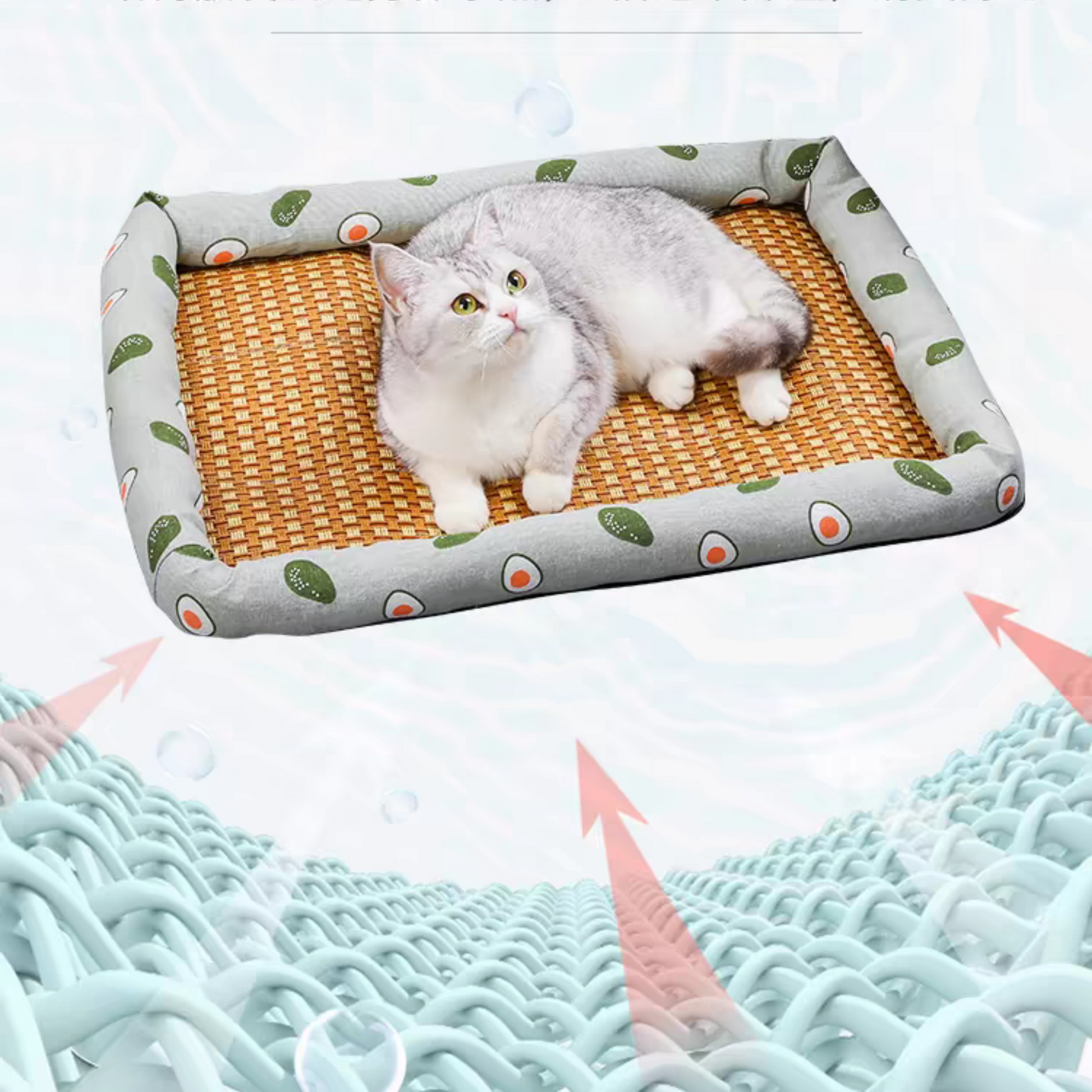 Breathable Pet Summer Cooling Bed - PetsLoveStory®