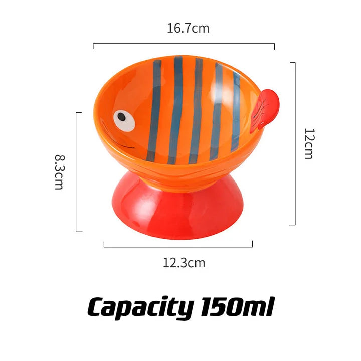 Ceramic Cat Bowl - PetsLoveStory®