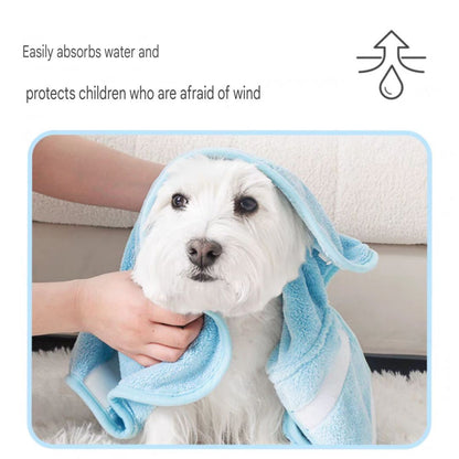 Rabbit ears bathrobe for dogs - PetsLoveStory®