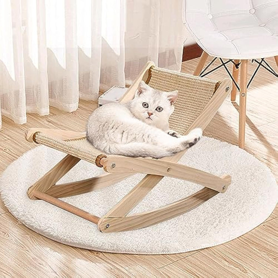 Cat Sisal Chair Rocking Chair - PetsLoveStory®