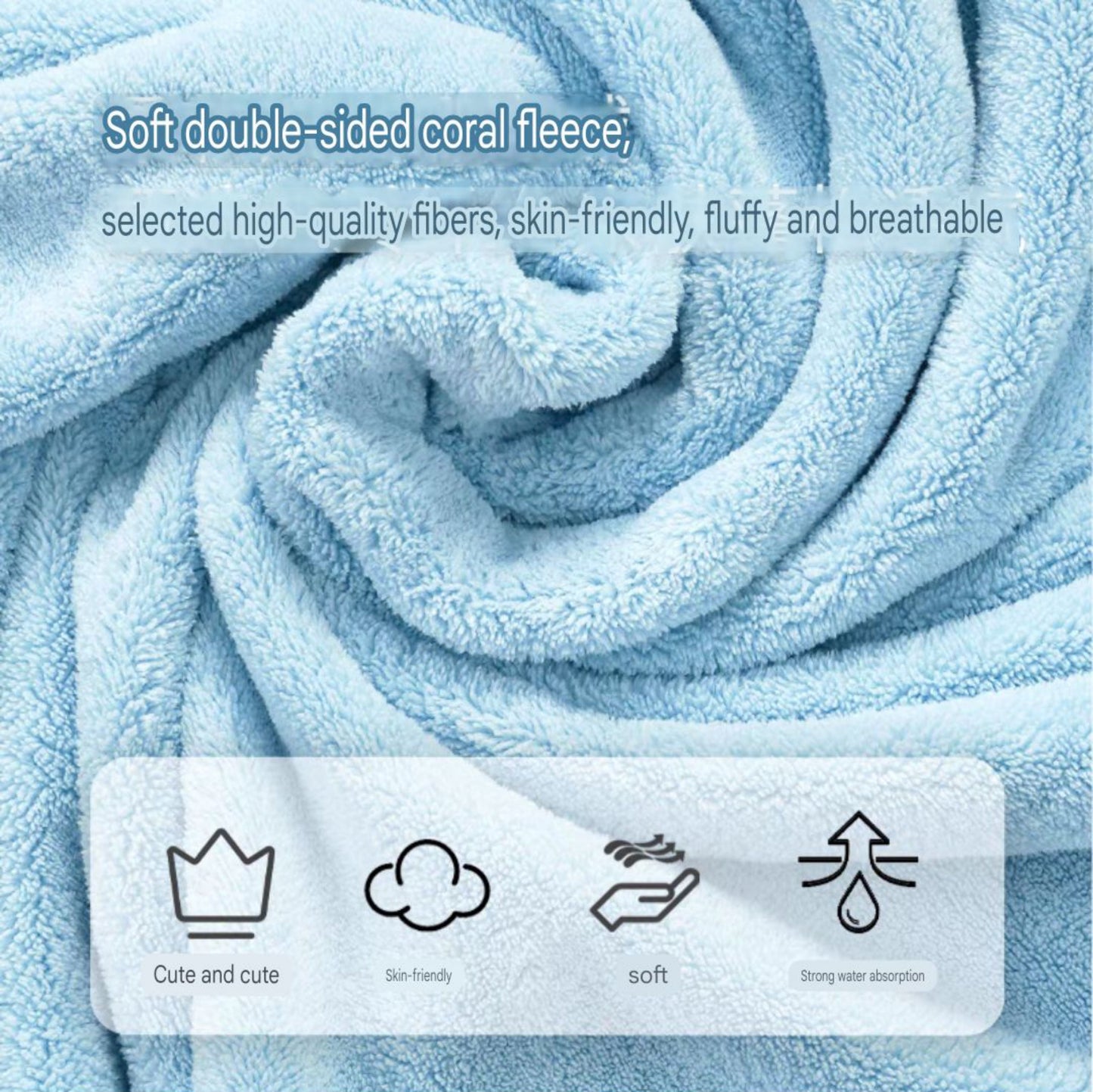 Rabbit ears bathrobe for dogs - PetsLoveStory®