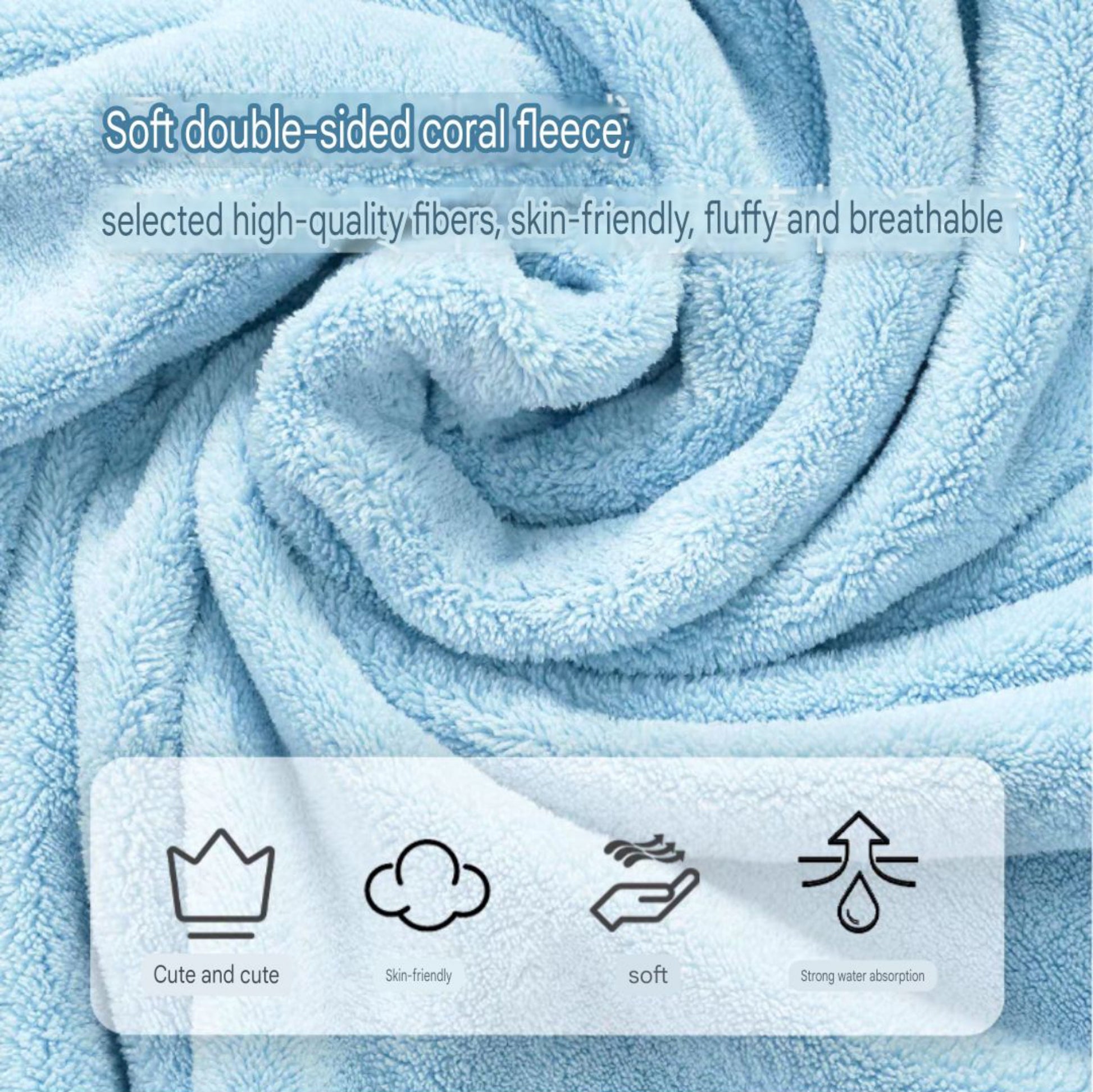 Rabbit ears bathrobe for dogs - PetsLoveStory®