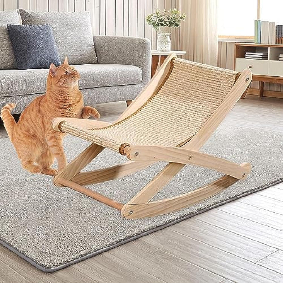 Cat Sisal Chair Rocking Chair - PetsLoveStory®