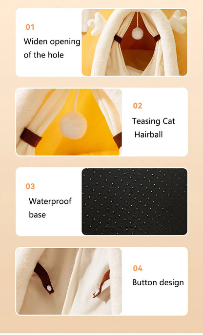 Cozy Pet Tent - PetsLoveStory®