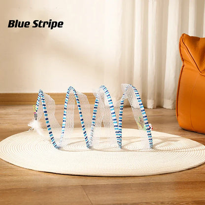 Folding Cat Tunnel Pet Toys - PetsLoveStory®