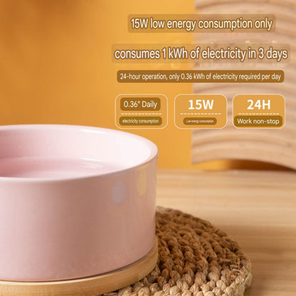 Self-Heating Thermal Pet Water Bowl - PetsLoveStory®