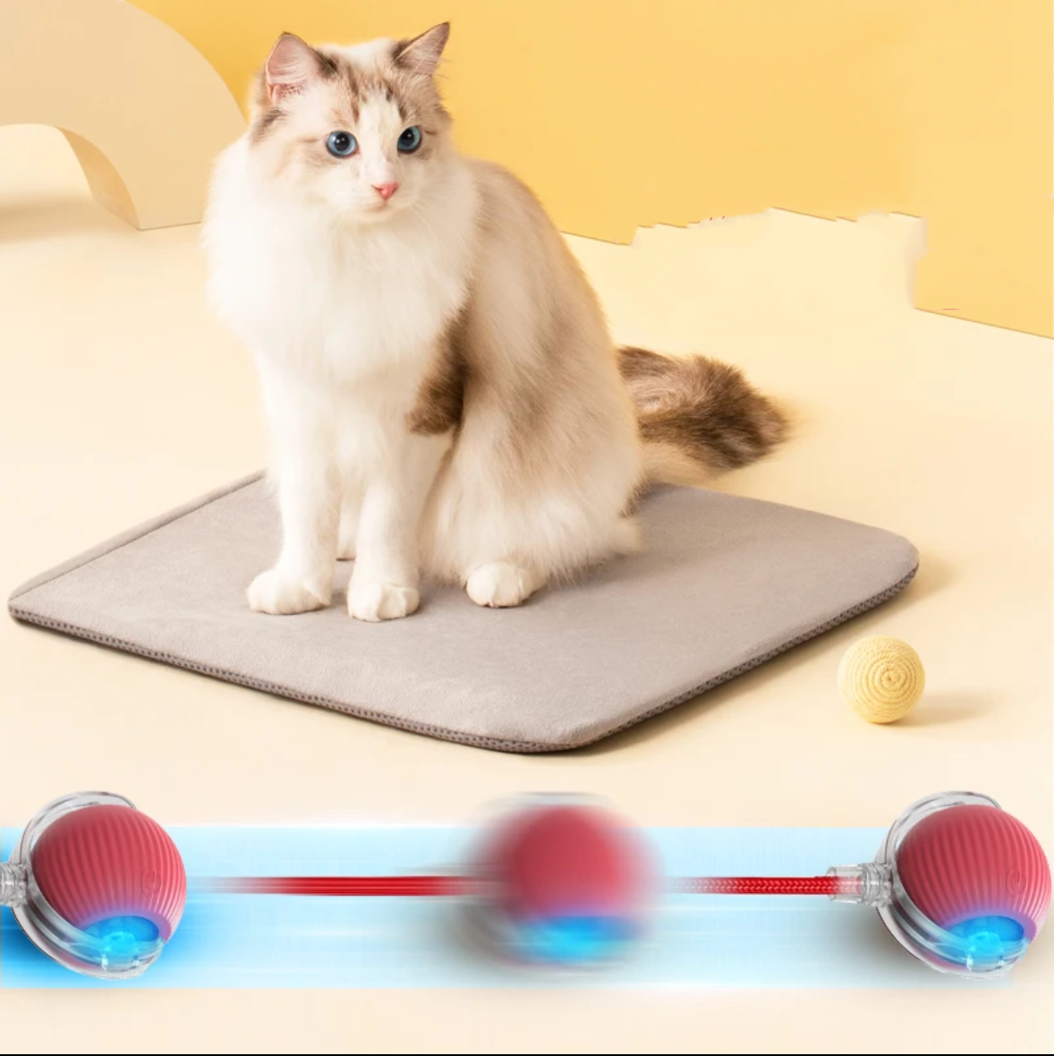 Rotating Smart Ball Cat Toy - PetsLoveStory®