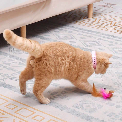 Cat Toys Feather Collar Self-healing - PetsLoveStory®