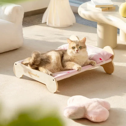 Cat luxury Wooden Bed - PetsLoveStory®
