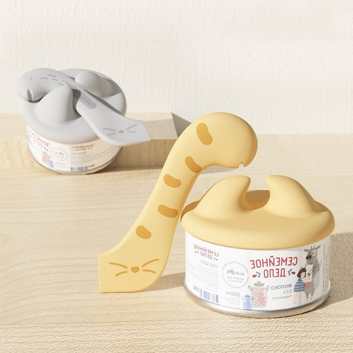 Pet Food Can Lid& Can Opener,Cat Food Spoon for Wet Food - PetsLoveStory®