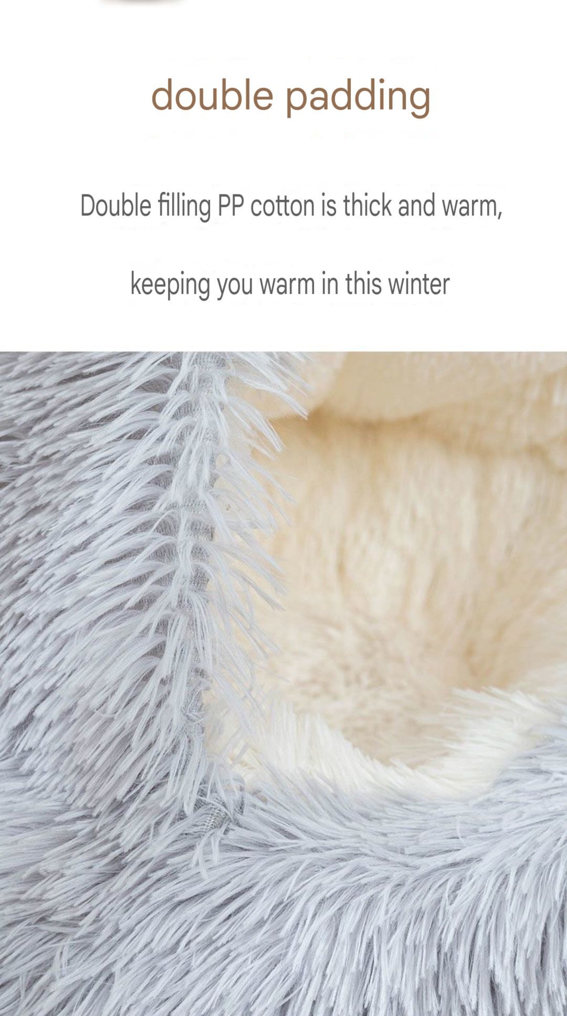 Warm cozy bed - PetsLoveStory®