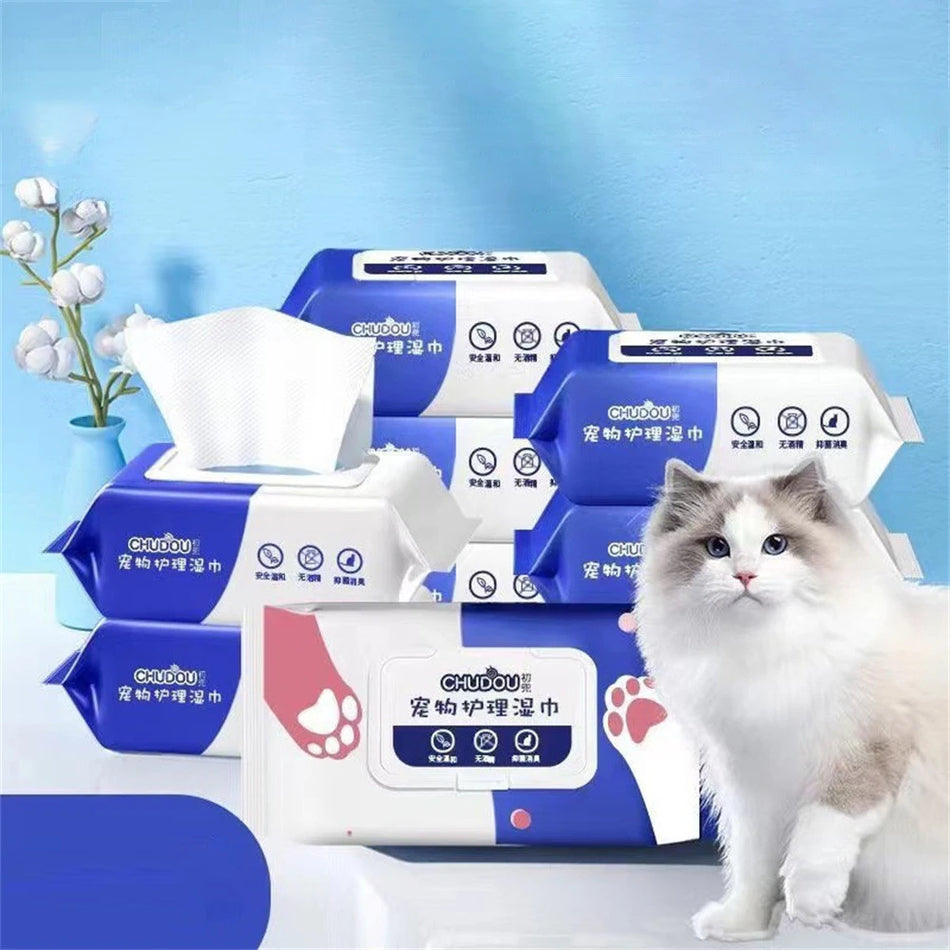 Pet Wipes 80 PCS - PetsLoveStory®