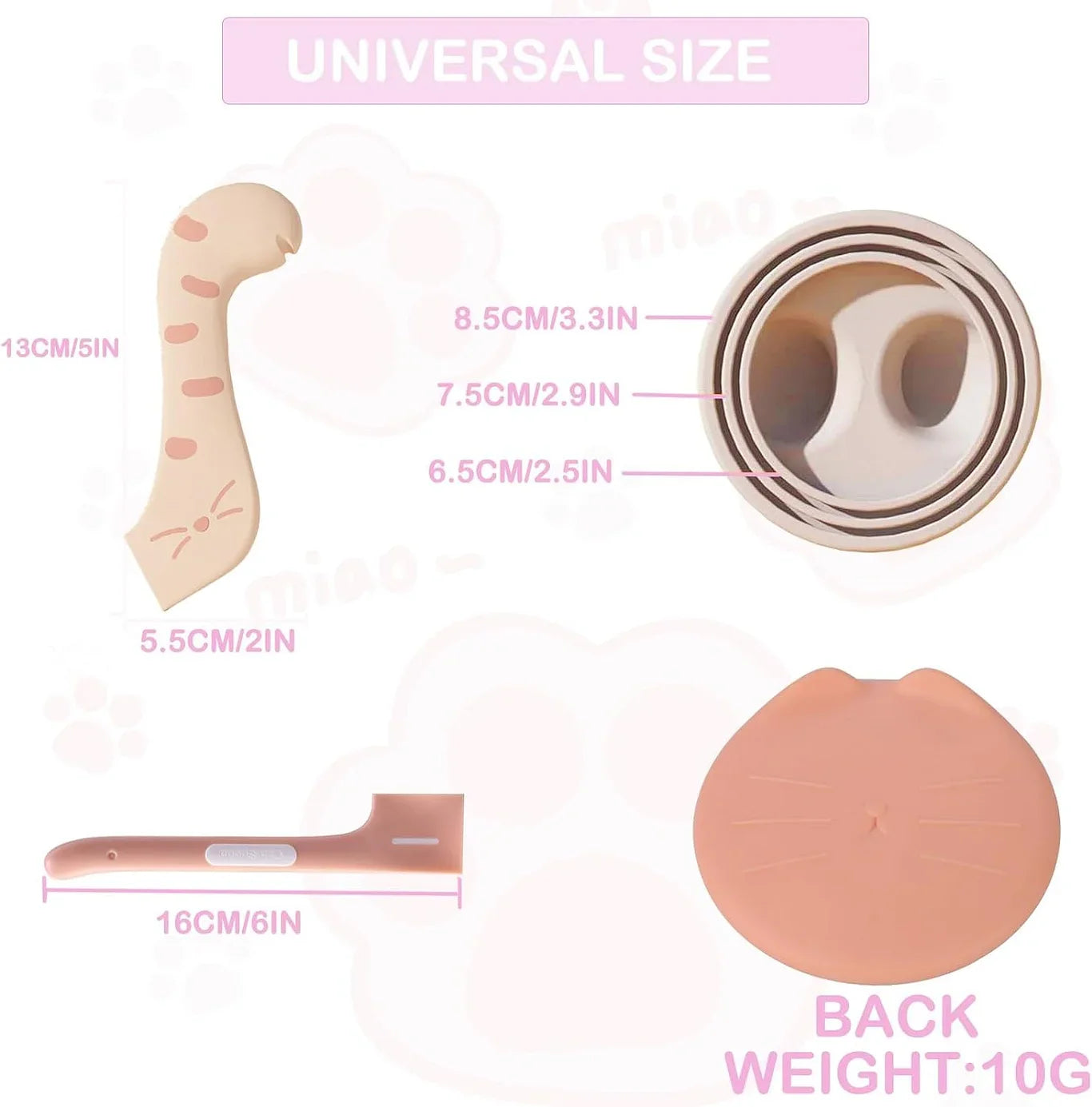 Pet Food Can Lid& Can Opener,Cat Food Spoon for Wet Food - PetsLoveStory®