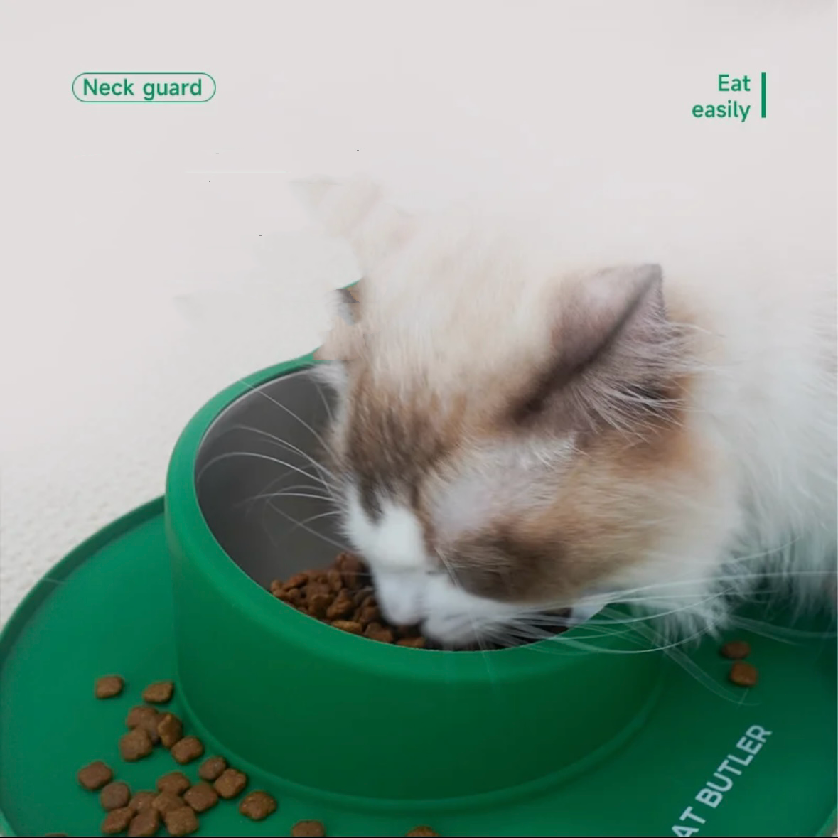 Anti-Rollover Cat Bowl - PetsLoveStory®