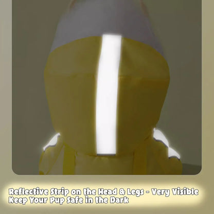 Full-coverage raincoat with back bag - PetsLoveStory®