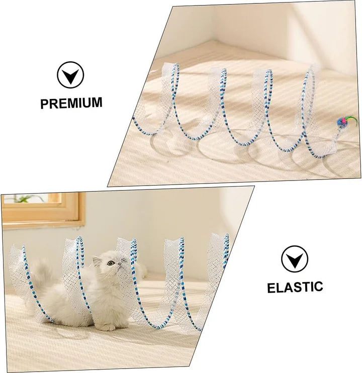 Folding Cat Tunnel Pet Toys - PetsLoveStory®