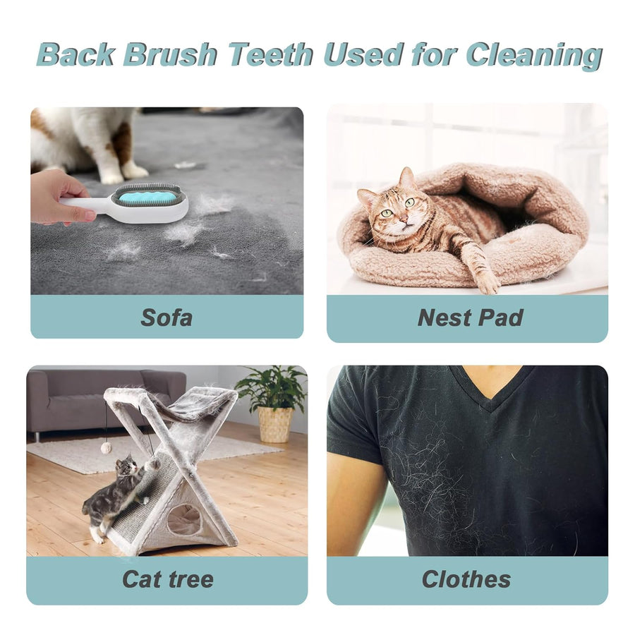 2 in 1 cleaning brush cat - PP19 - PetsLoveStory®