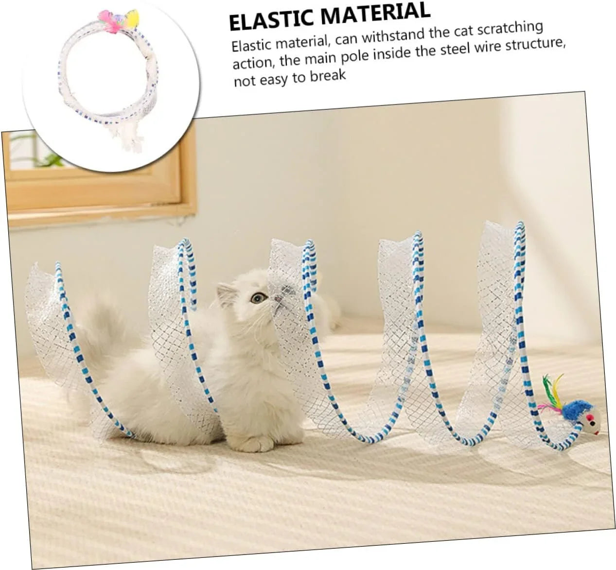 Folding Cat Tunnel Pet Toys - PetsLoveStory®