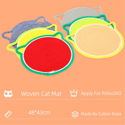 Handmade hemp rope cat scratching board - PetsLoveStory®