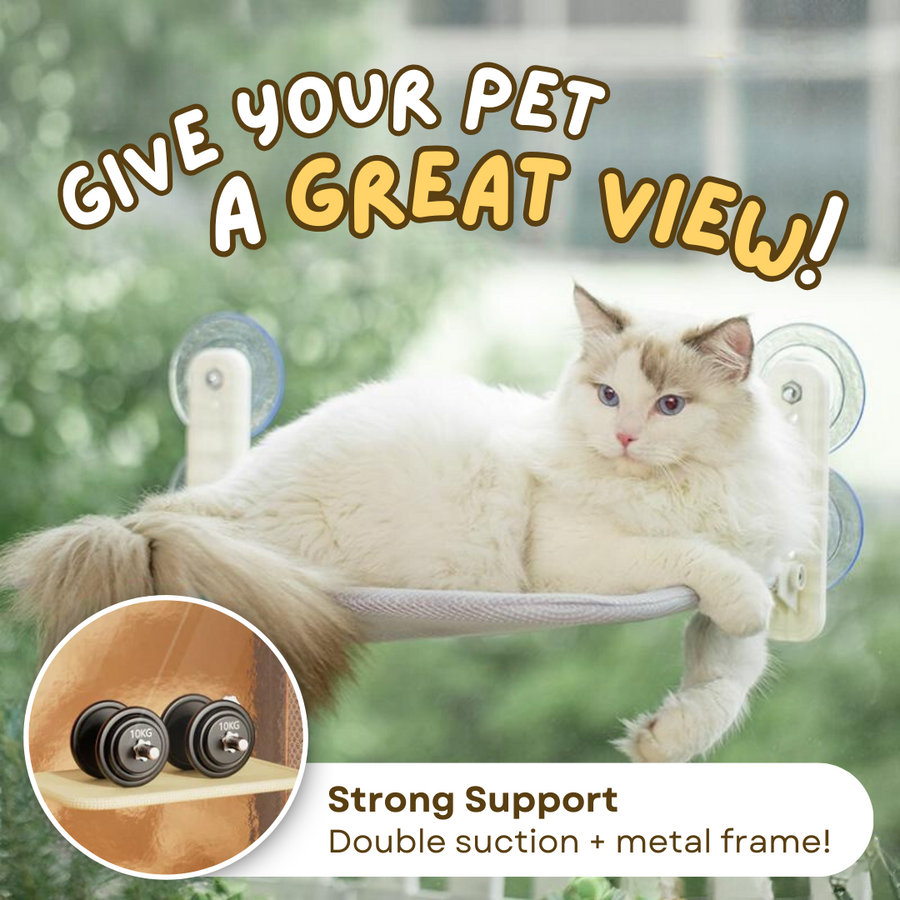 Cat Window Hammock - PetsLoveStory®