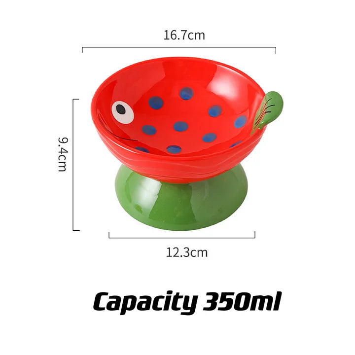 Ceramic Cat Bowl - PetsLoveStory®
