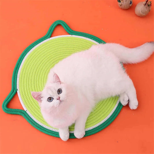Handmade hemp rope cat scratching board - PetsLoveStory®
