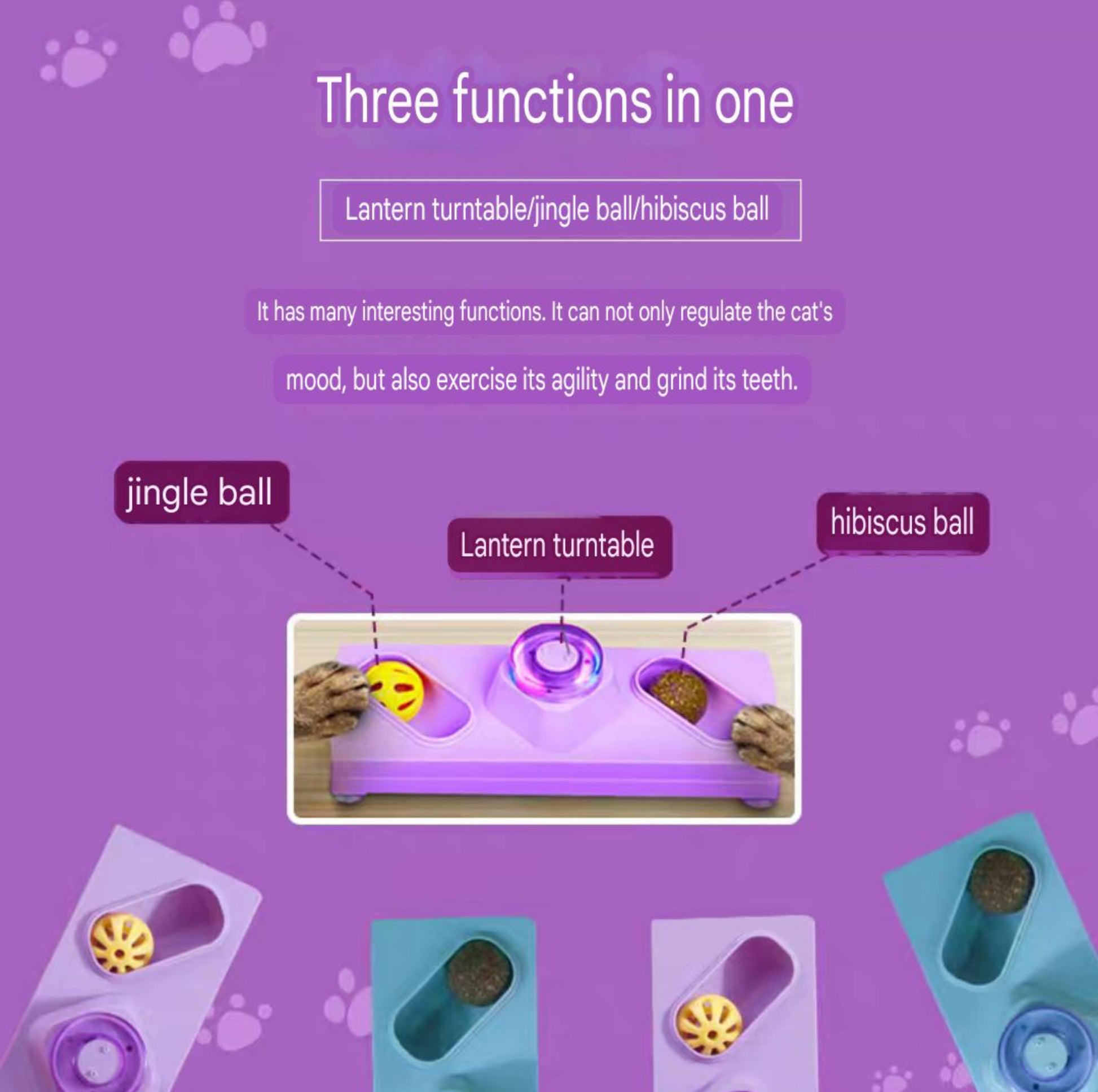 self-entertainment cat toy - PetsLoveStory®