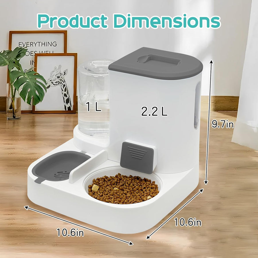 Cat Feeder and Water Dispenser - PetsLoveStory®