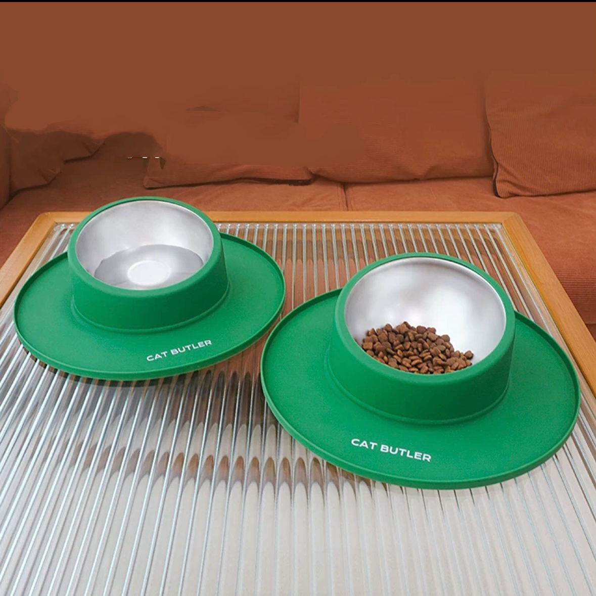 Anti-Rollover Cat Bowl - PetsLoveStory®