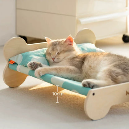 Cat luxury Wooden Bed - PetsLoveStory®