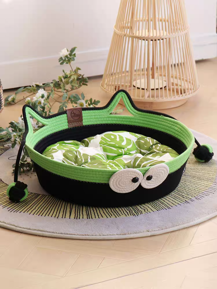 New summer woven cat nest and pet nest - PetsLoveStory®