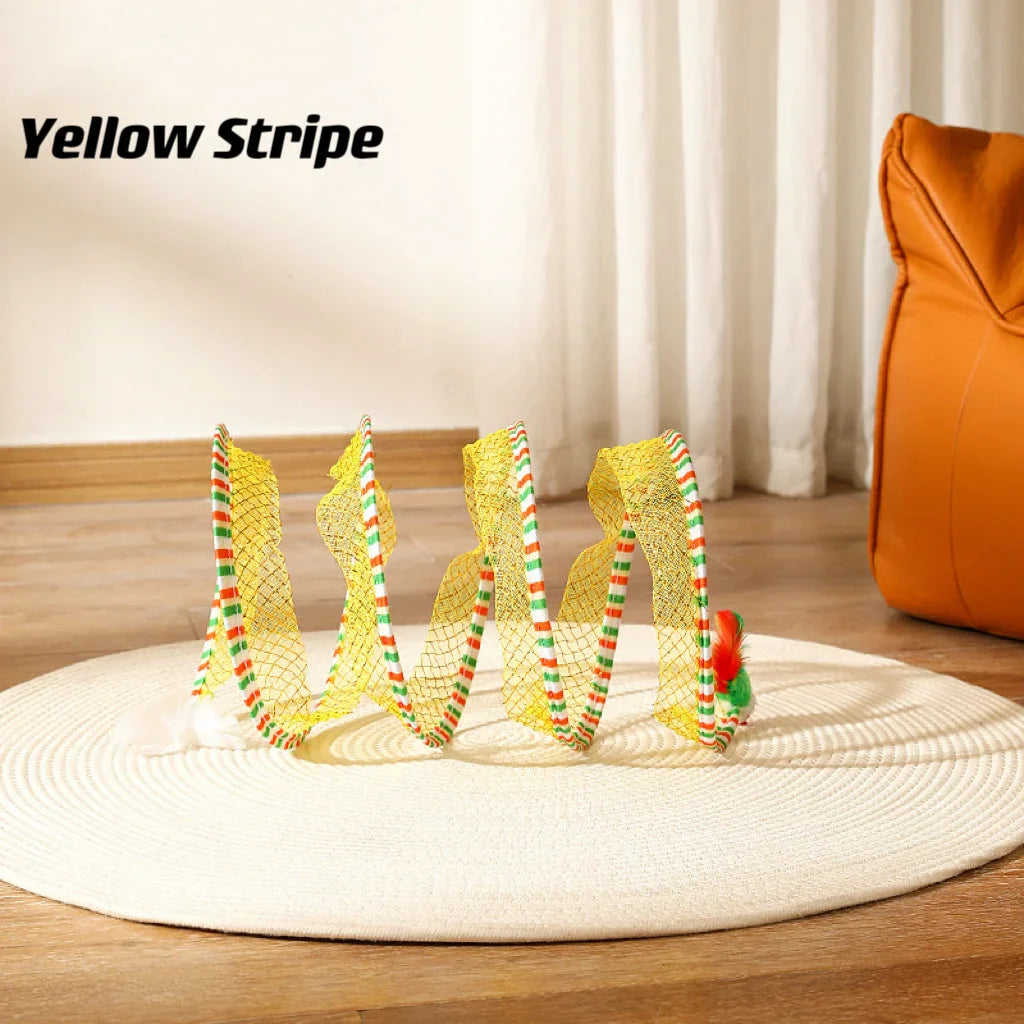 Folding Cat Tunnel Pet Toys - PetsLoveStory®