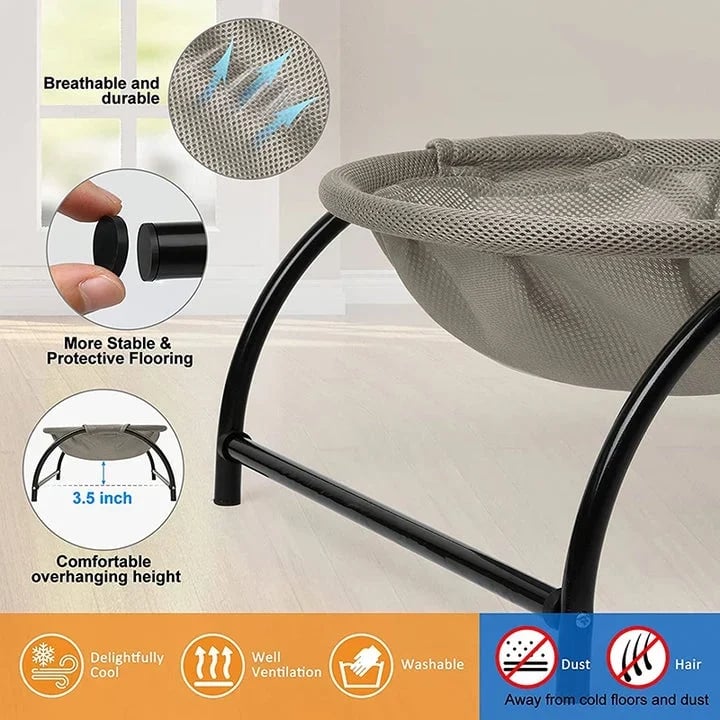 Floor Cat Hammock-With Stand - PetsLoveStory®