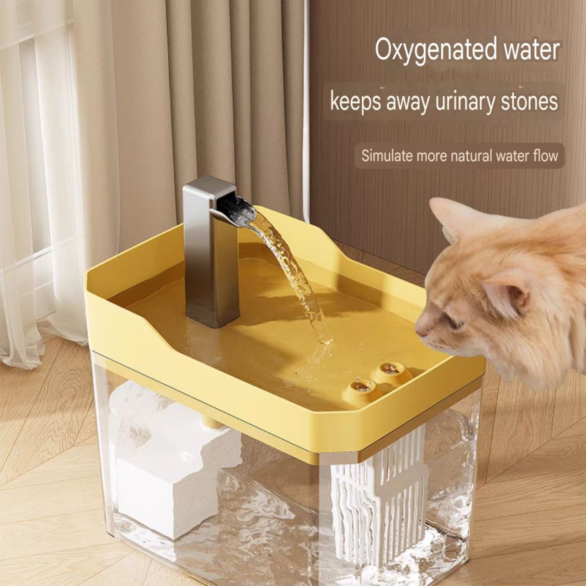Automatic circulating filtered water dispenser - PetsLoveStory®
