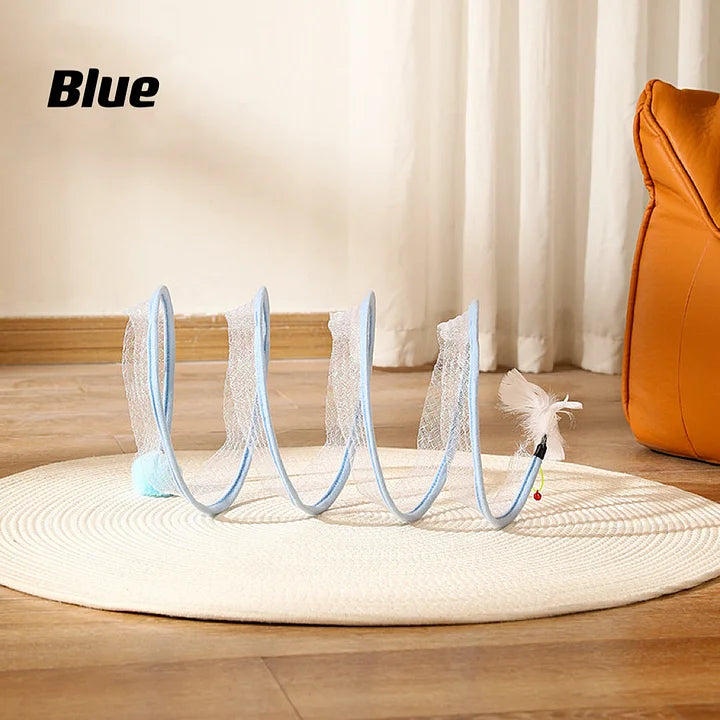 Folding Cat Tunnel Pet Toys - PetsLoveStory®