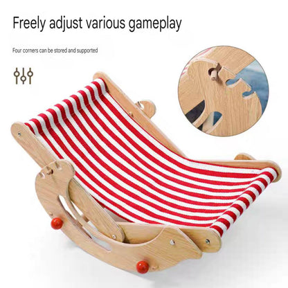 Cat Recliner Chair Solid Wood Multiple Adjustment Levels - PetsLoveStory®