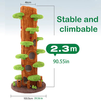 Luxury Simulation Climbing Frame Bed for Multiple Cat Tree - PetsLoveStory®