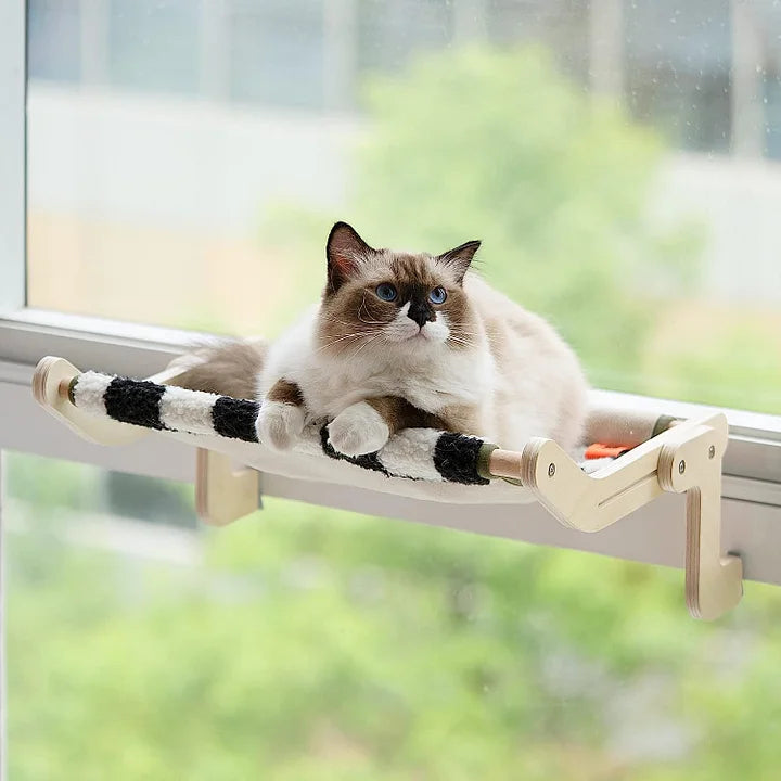 Cat Window & Side Bed Perch - PetsLoveStory®