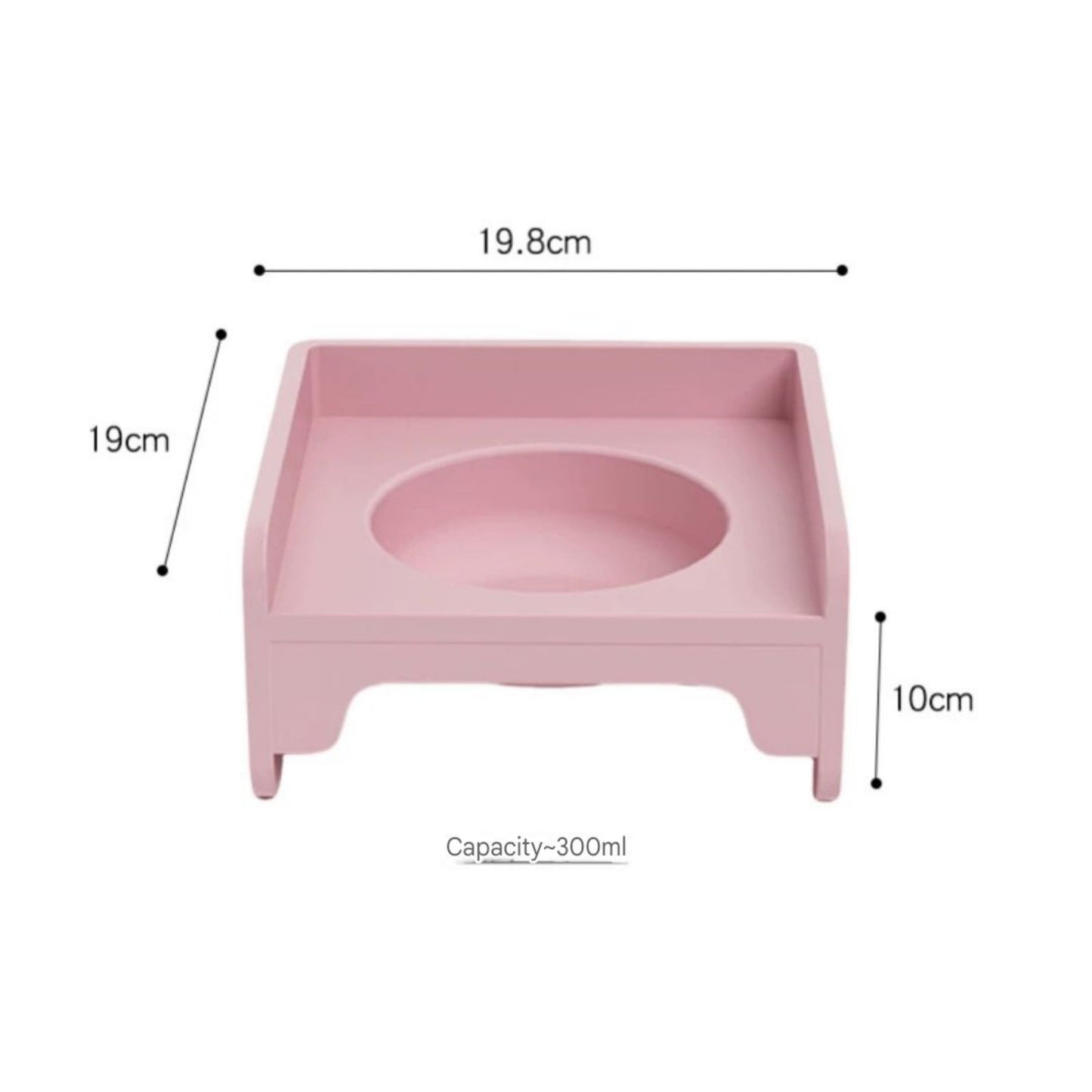 Ceramic Square bowl cat bowl - PetsLoveStory®