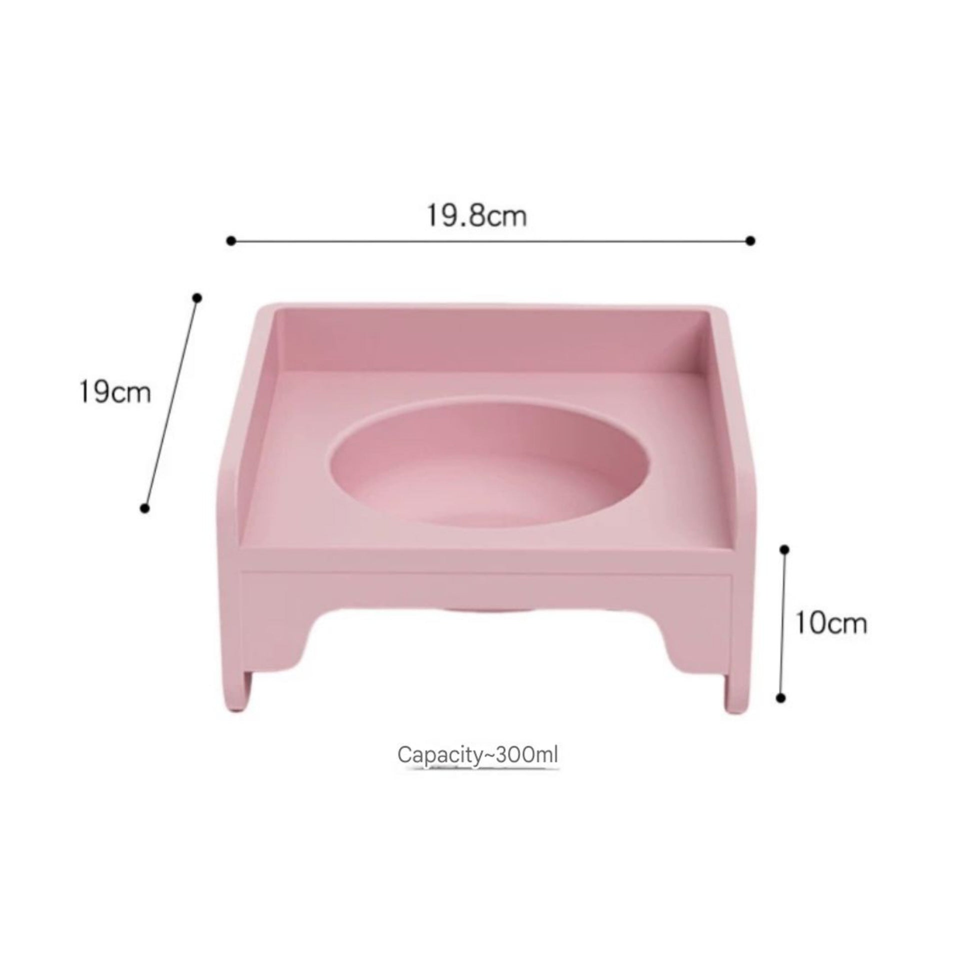 Ceramic Square bowl cat bowl - PetsLoveStory®