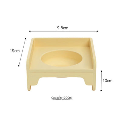 Ceramic Square bowl cat bowl - PetsLoveStory®