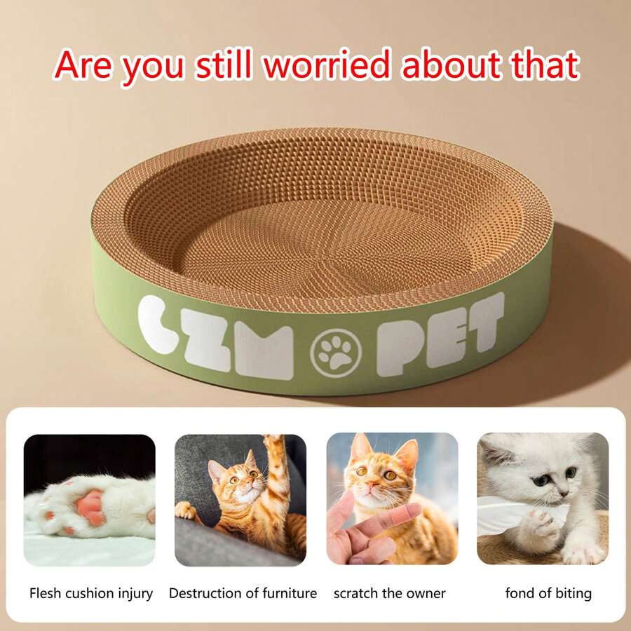 Cat scratching and sleeping bed - PetsLoveStory®