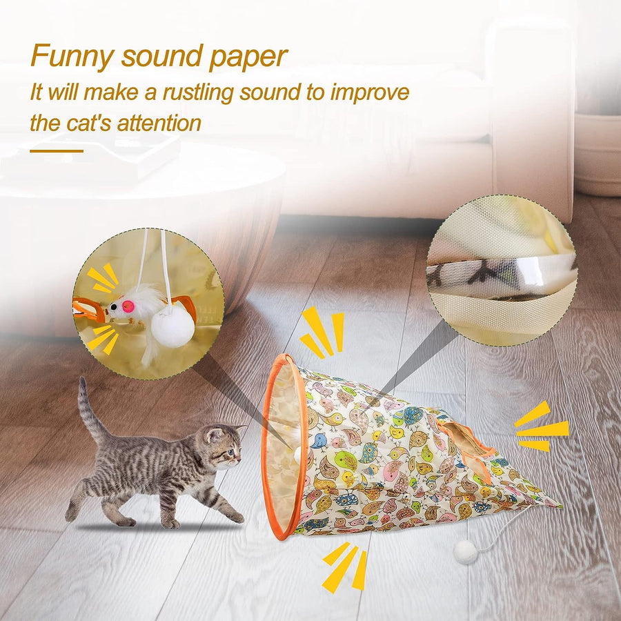 Cat Toy for Indoor Cats Foldable Cat Interactive Toys - PetsLoveStory®